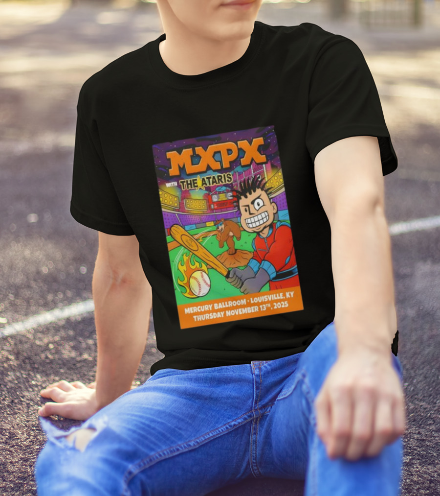 MXPX With The Ataris Concert Nov 13 2025 Mercury Ballroom Louisville KY T-Shirt