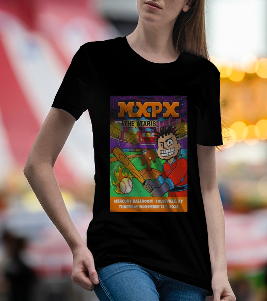 MXPX With The Ataris Concert Nov 13 2025 Mercury Ballroom Louisville KY T-Shirt