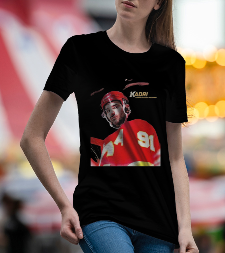 Kadri Calgary Hockey 91 Achievement Milestone T-Shirt