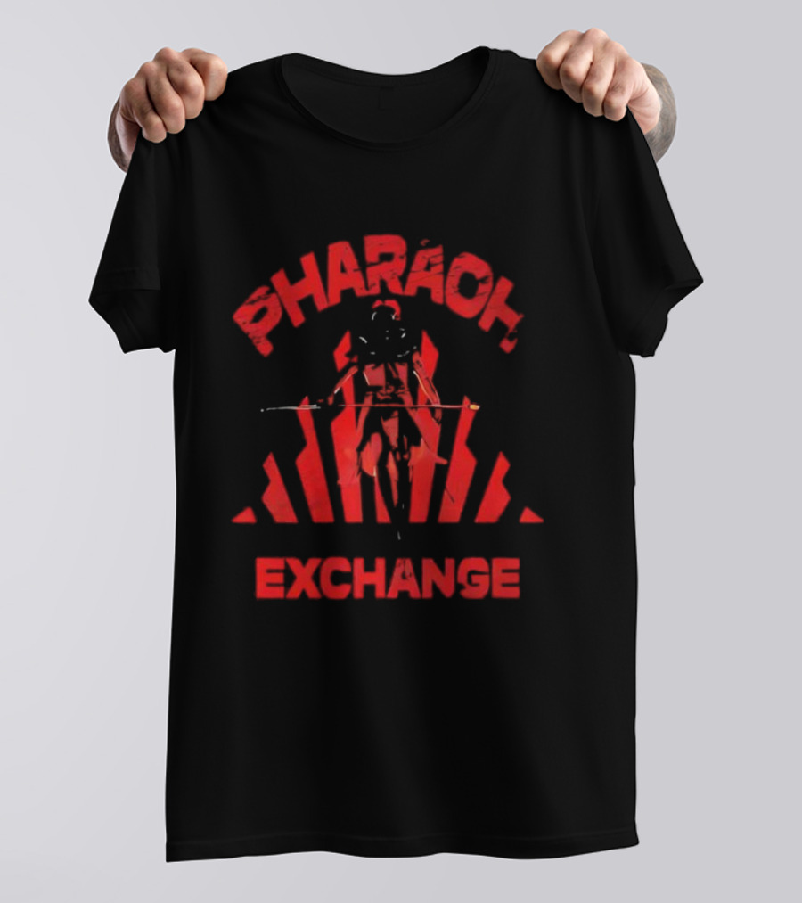 Pharaoh Exchange Ancient Warrior Iconic Red Artwork T-Shirt