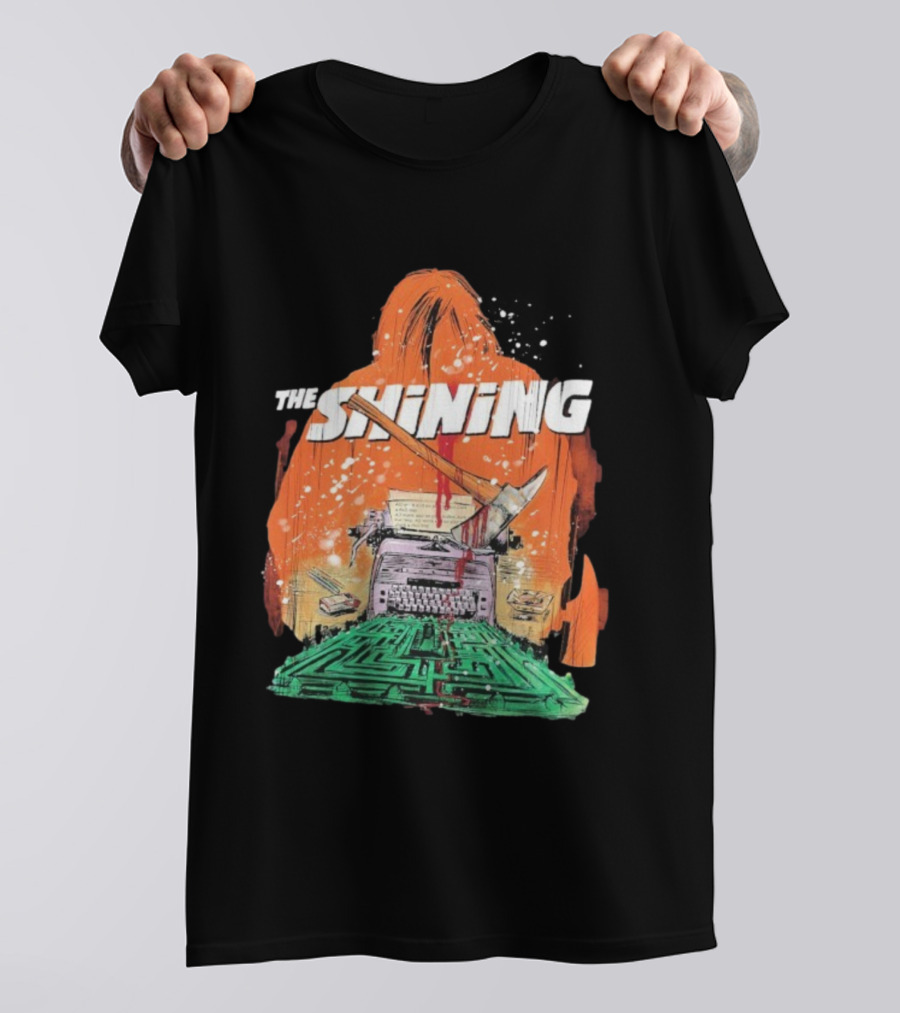 The Shining Axe Typewriter Maze Horror Icon T-Shirt