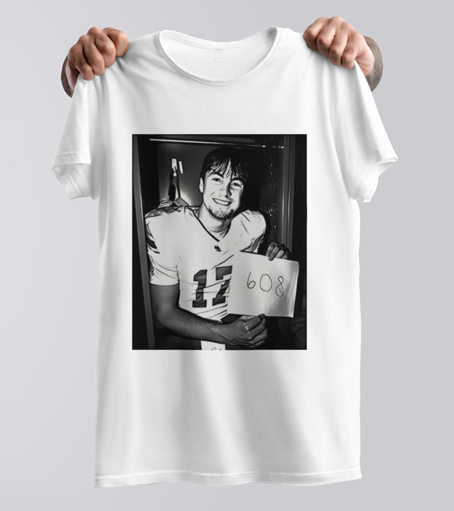 Drew Mestemaker 608 North Texas Mean Green Football Player 17 T-Shirt