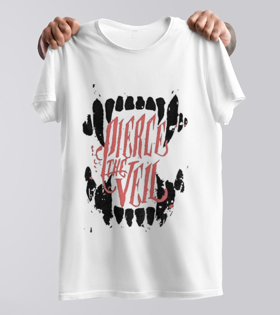 Pierce The Veil I Can’t Hear You World Tour 2026 Vintage Teeth Design T-Shirt