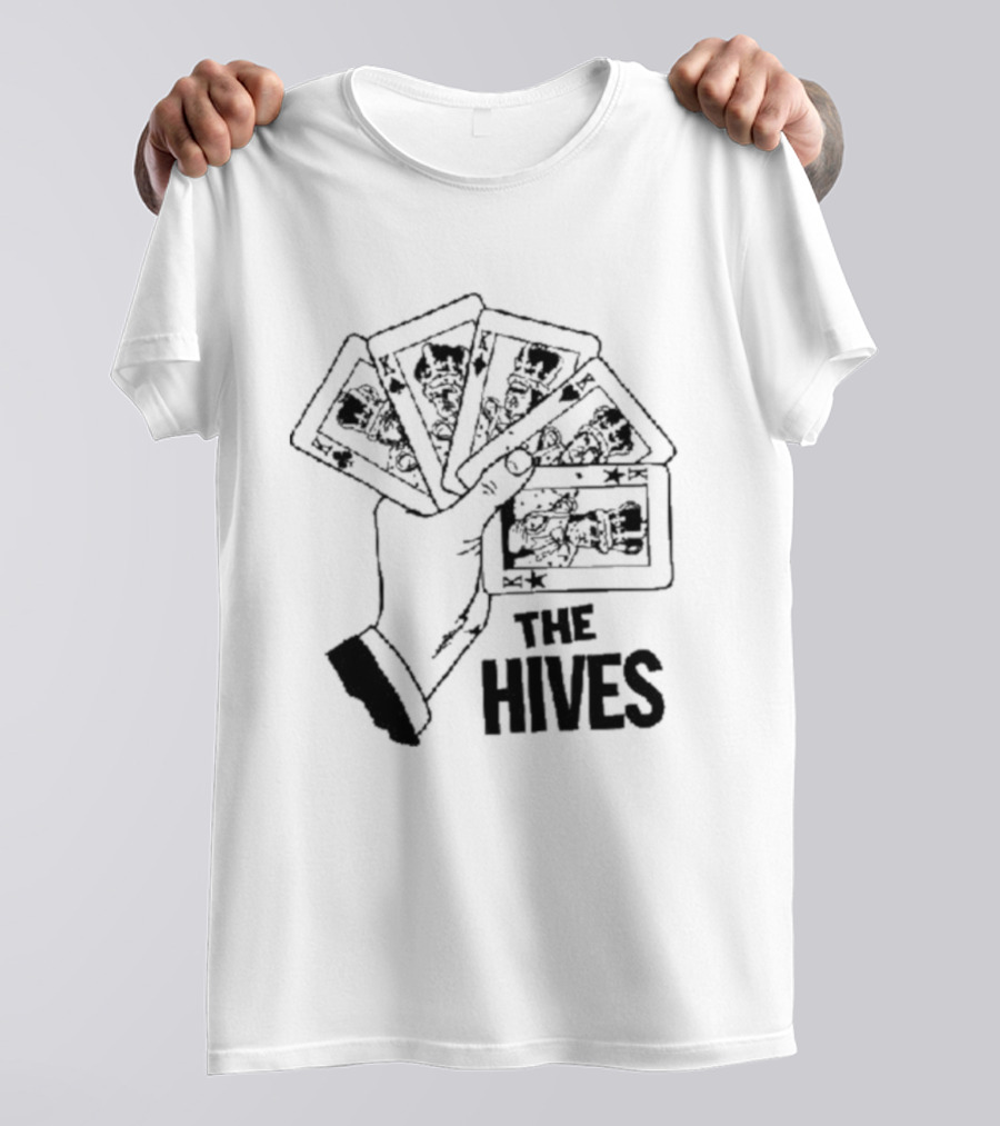The Hives Poker Hand Playing Cards T-Shirt