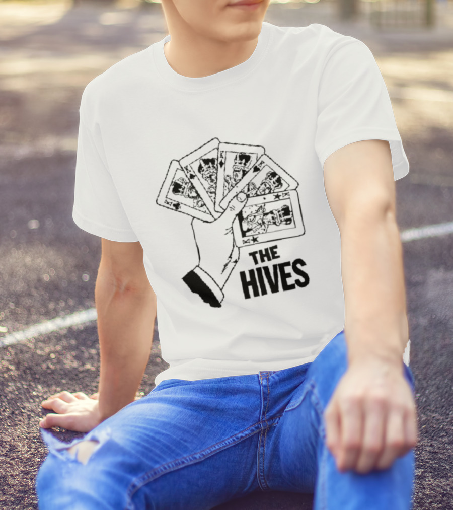 The Hives Poker Hand Playing Cards T-Shirt
