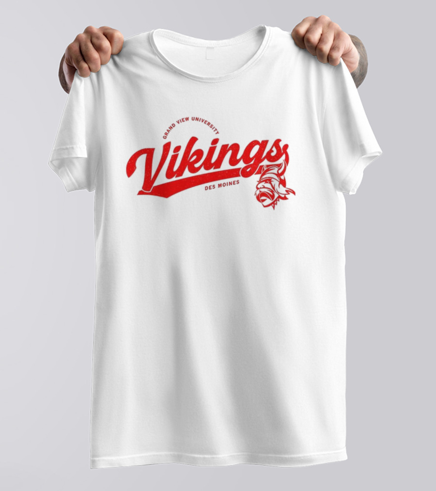 Vikings Grand View University Retro Style HydroFlow Pro T-Shirt