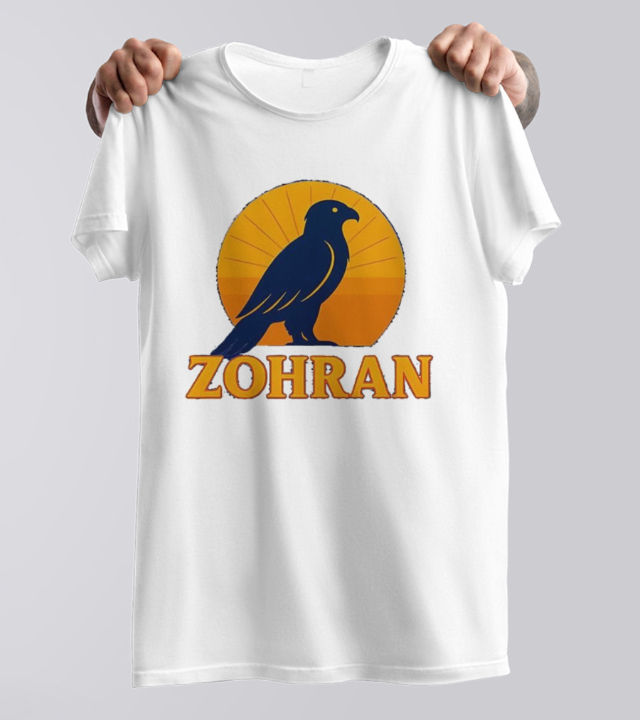 Zohran Eagle Sunrise Silhouette T-Shirt