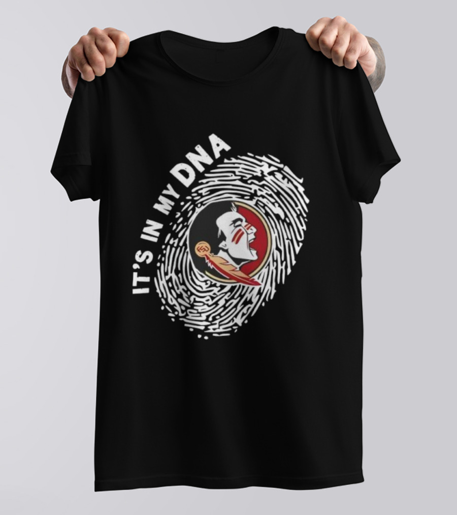Florida State Seminoles It's In My DNA Fingerprint T-Shirt