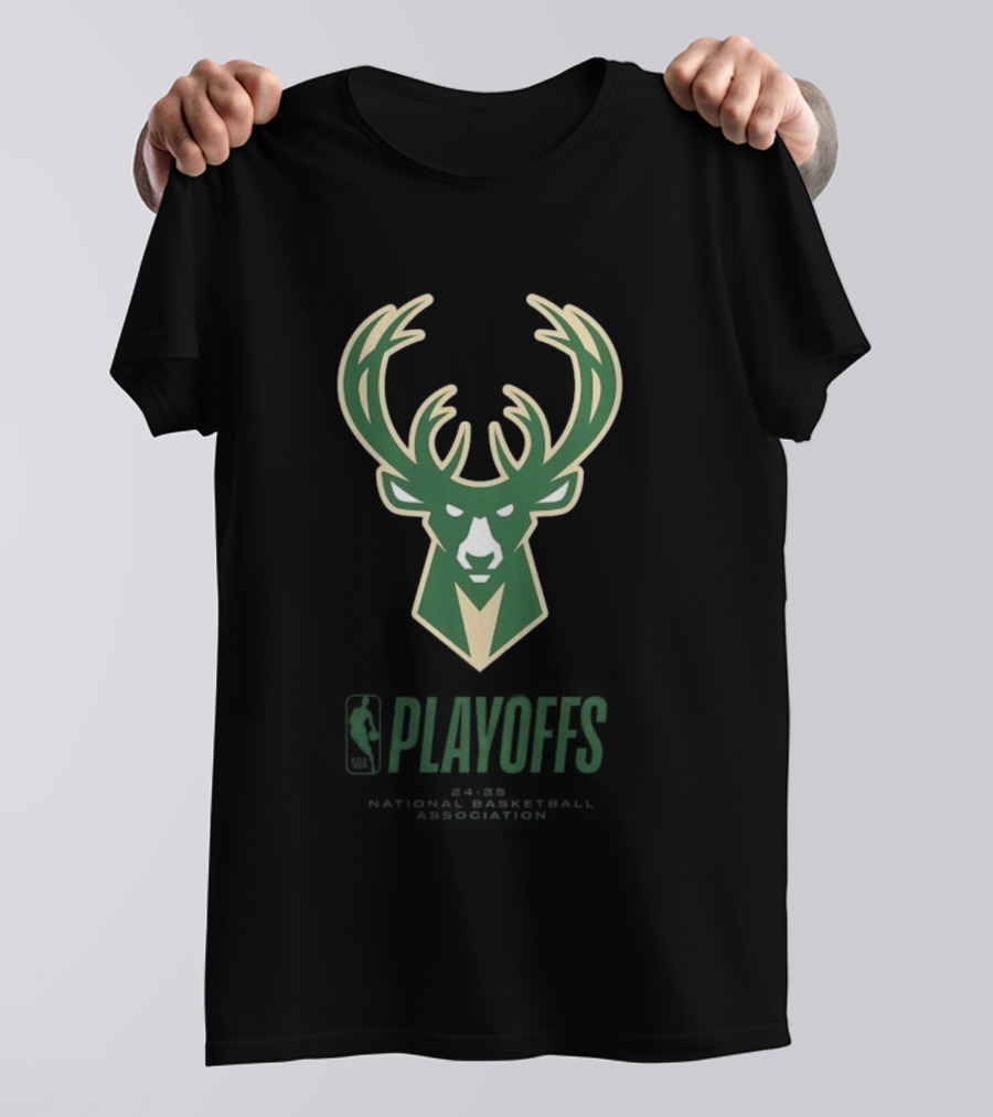 Milwaukee Bucks 2025 NBA Playoffs T-Shirt