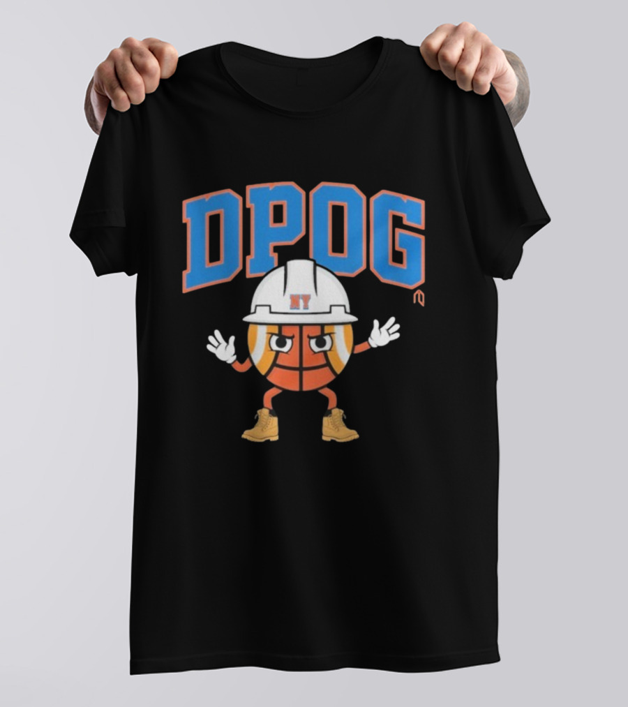 DPOG New York Hard Hat Basketball Character T-Shirt