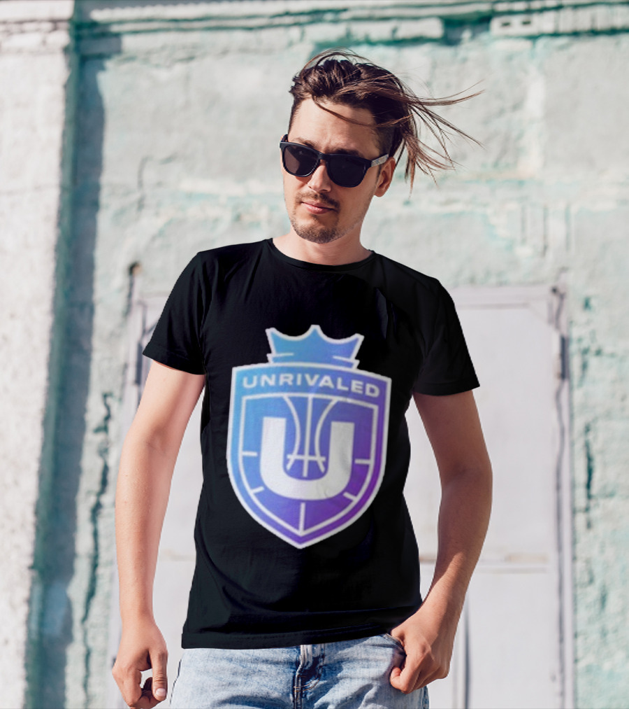 Unrivaled Gradient Basketball Crest T-Shirt