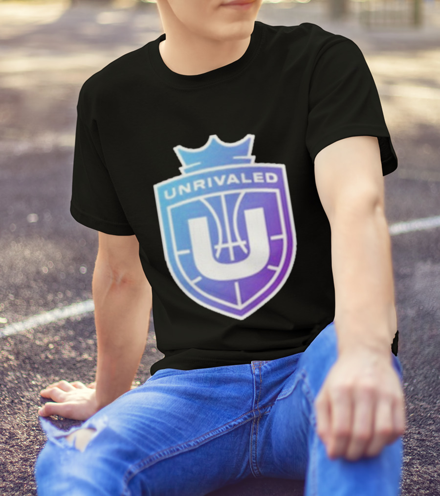 Unrivaled Gradient Basketball Crest T-Shirt