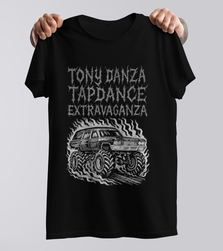 Tony Danza Tapdance Extravaganza Old School Monster Truck Illustration T-Shirt