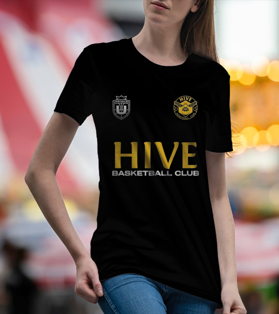 Unrivaled Hive Basketball Club Hive Classic Emblem Collaboration T-Shirt
