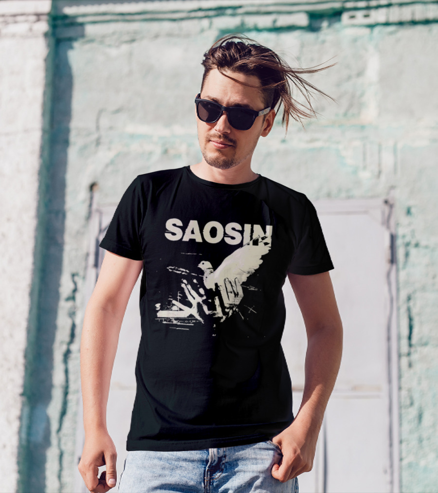 SAOSIN Bird Imagery Vintage Style T-Shirt