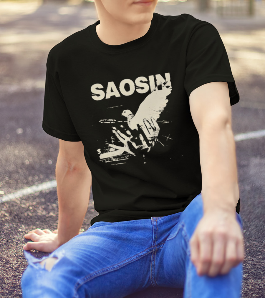 SAOSIN Bird Imagery Vintage Style T-Shirt