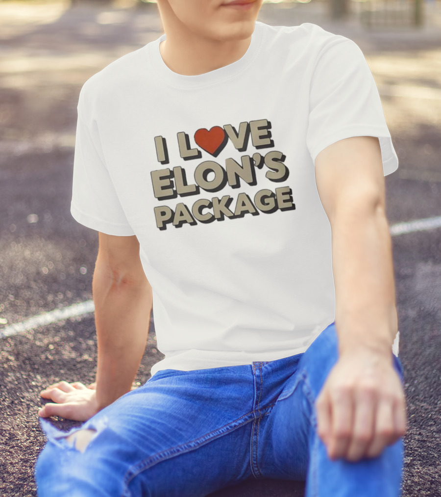 I Love Heart Elon's Package T-Shirt