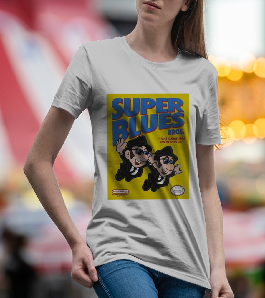 Super Blues Bros This Game Has Everything Good Ol Boys Entertainment System T-Shirt