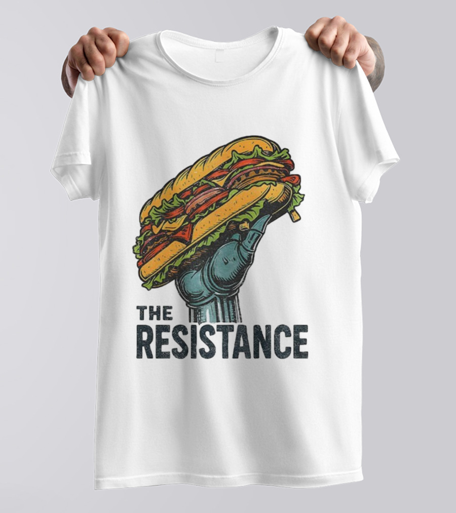 The Resistance Sandwich Fist Abolish ICE Washington T-Shirt