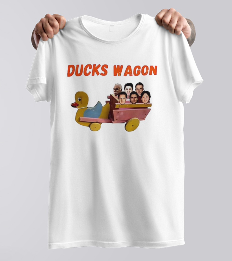 Anaheim Ducks Wagon With Faces T-Shirt