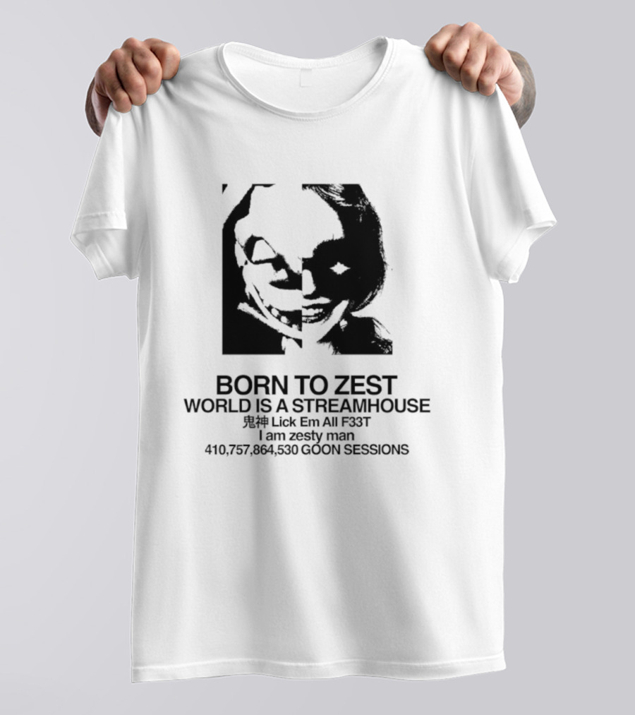 Born To Zest World Is A Streamhouse Bicycle Infinity Zesty Symphony Electric Cooperation T-Shirt