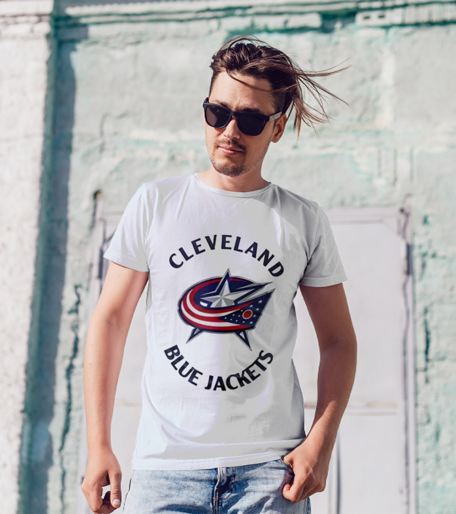 Cleveland Blue Jackets 2025 Retro Stars And Stripes Iconic Style T-Shirt
