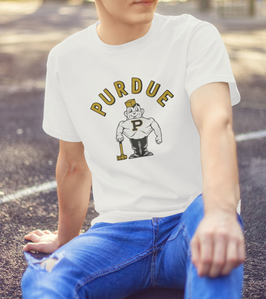 Purdue Pete Boilermakers Merchandise Visual T-Shirt