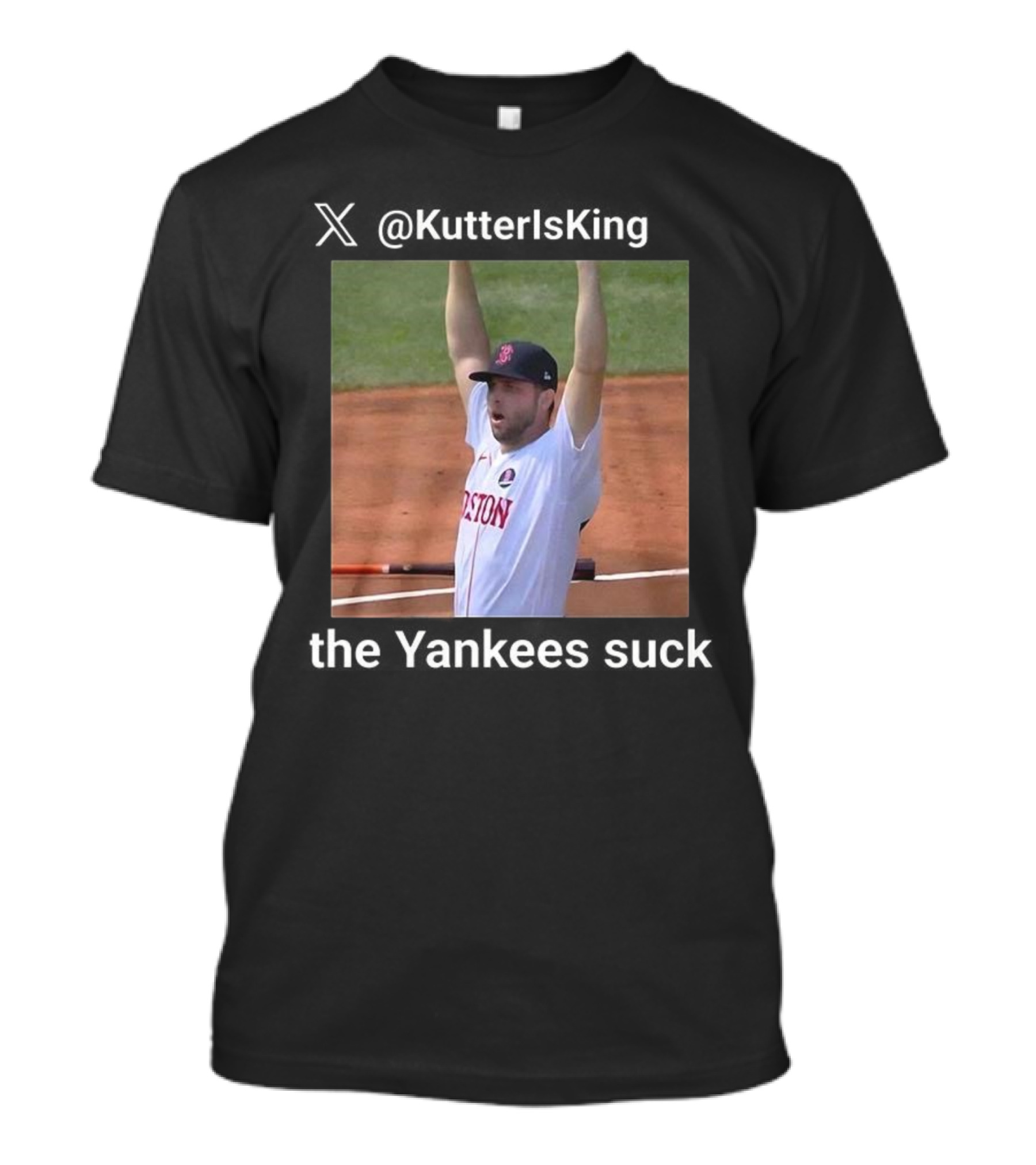KutterIs King Yankees Suck Boston Team Victory T-Shirt