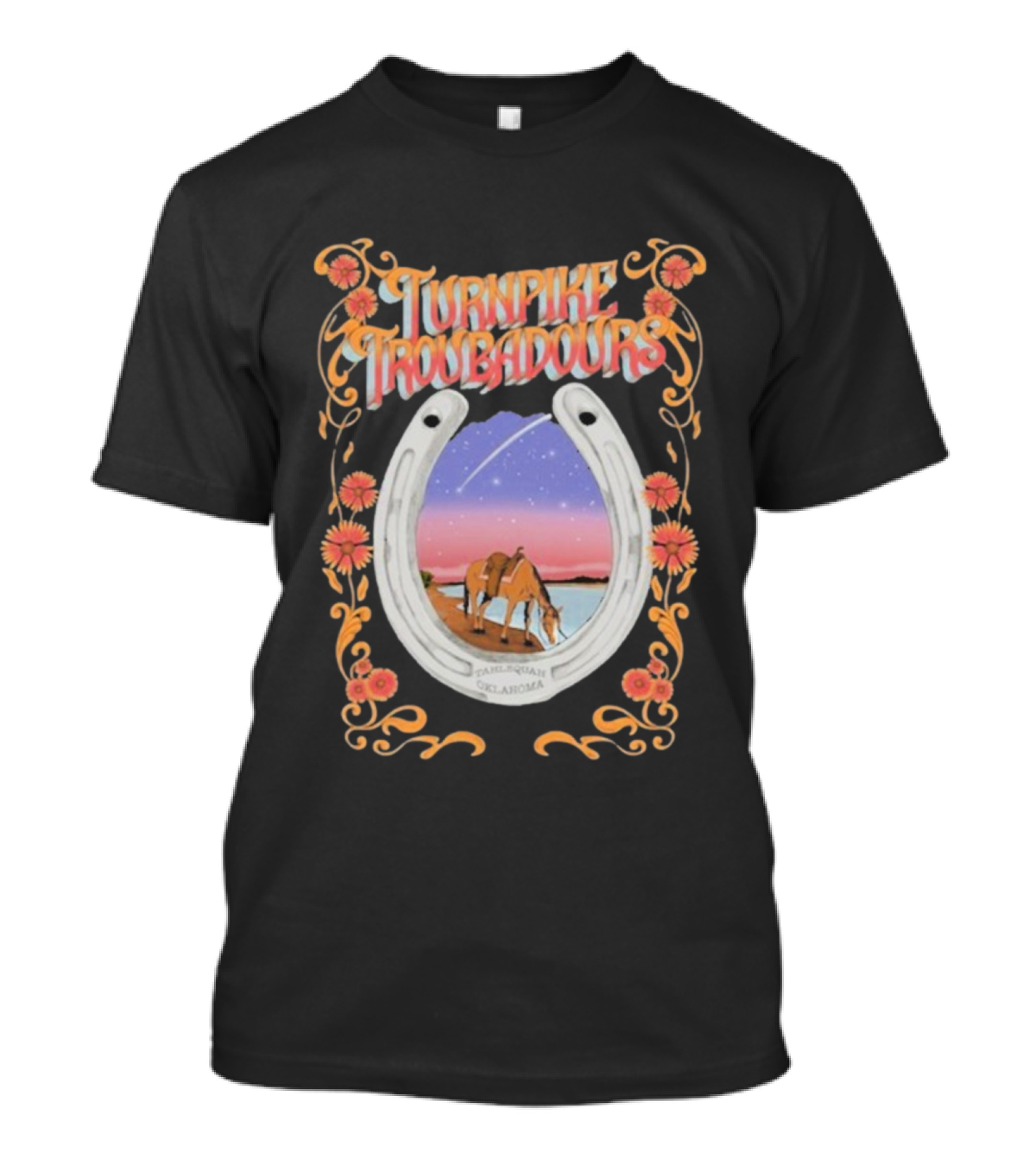 Turnpike Troubadours Washington DC Nov 7 2025 Horseshoe Oklahoma Sunset Scene T-Shirt