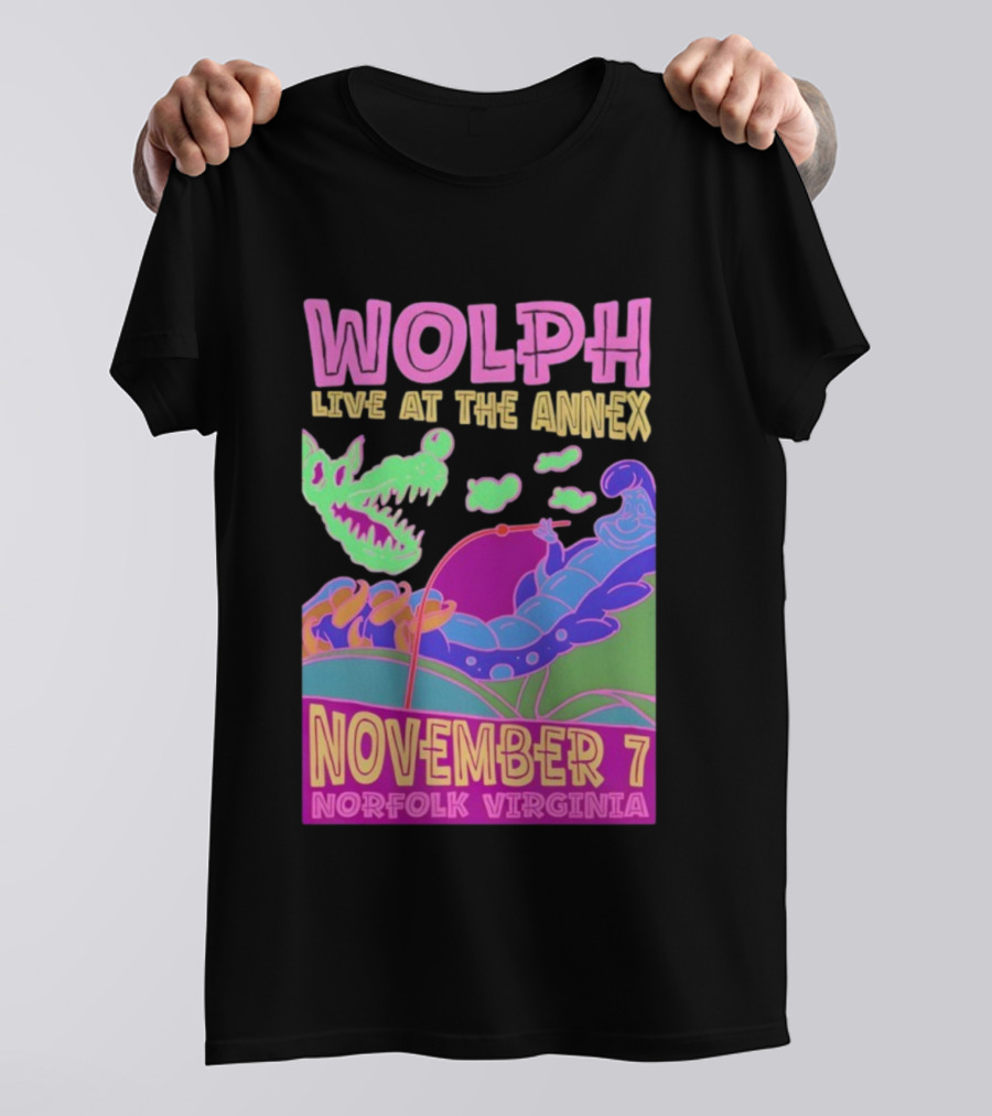 WOLPH Live At The Annex Norfolk Virginia November 7 T-Shirt