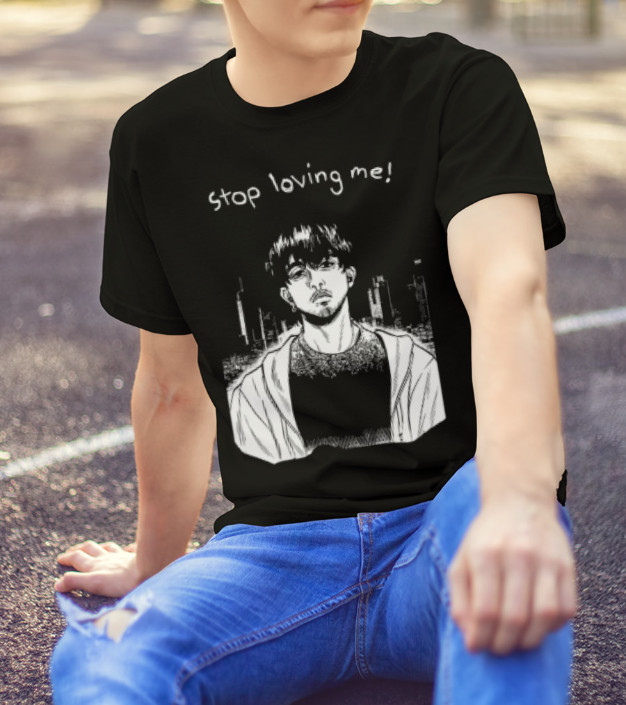 Stop Loving Me Manga Character Urban Scene T-Shirt