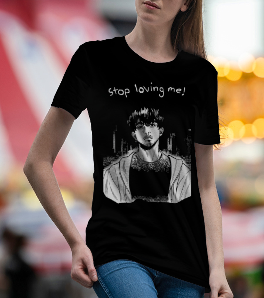 Stop Loving Me Manga Character Urban Scene T-Shirt