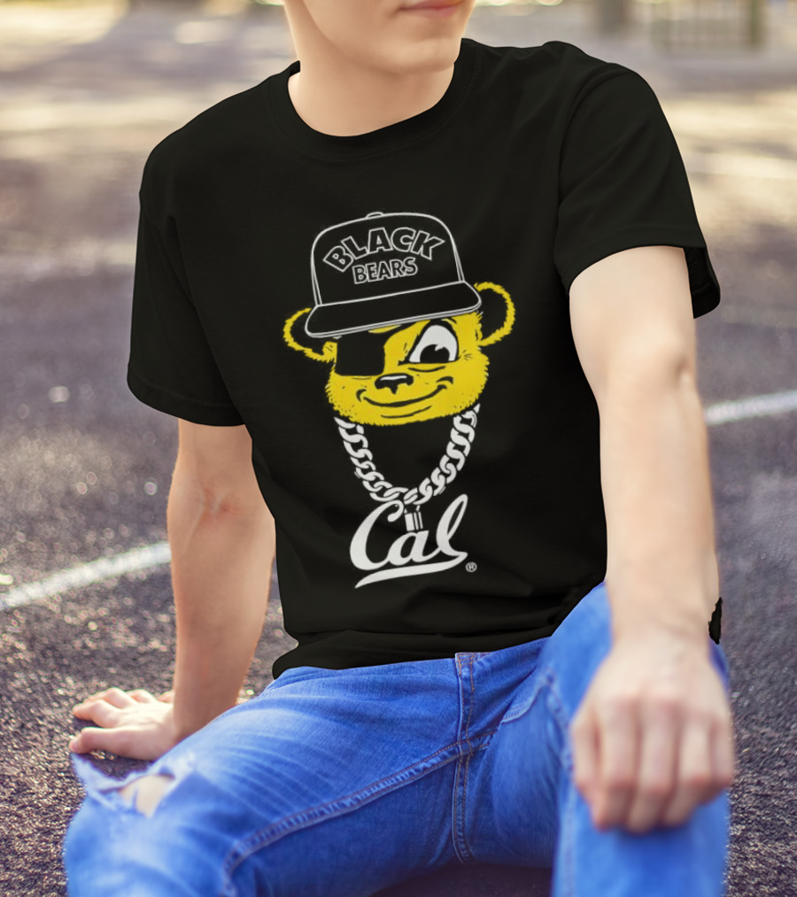 Black Bear Berkeley Cal Baseball T-Shirt