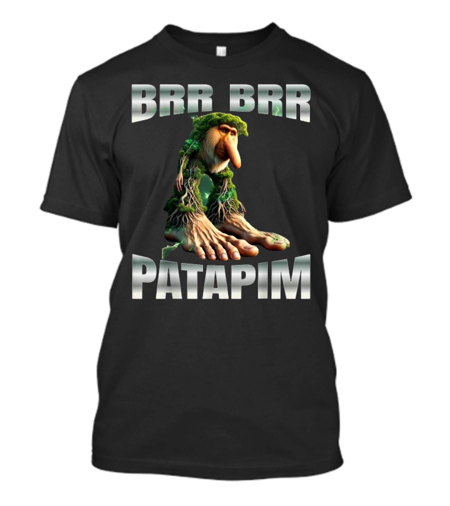Brr Brr Patapim Tree Creature Fantasy Greenery T-Shirt