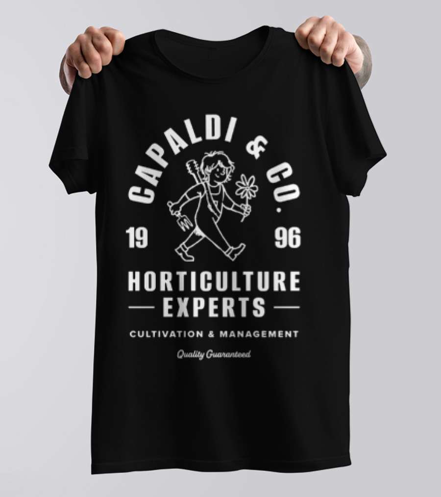 Capaldi And Co Horticulture Experts Cultivation And Management Retro 1996 Quality Guaranteed T-Shirt