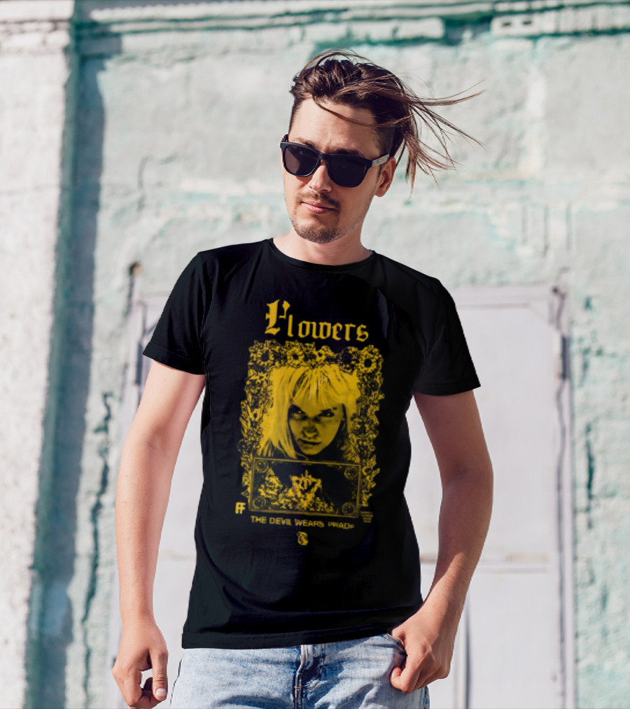 Flowers The Devil Wears Prada Eyes T-Shirt