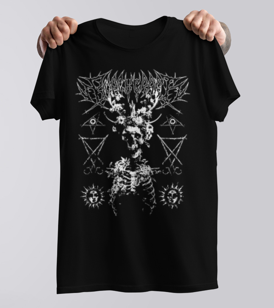 Midsommar Blasphemy Pagan Symbols Floral Ritual Nordic Patterns T-Shirt