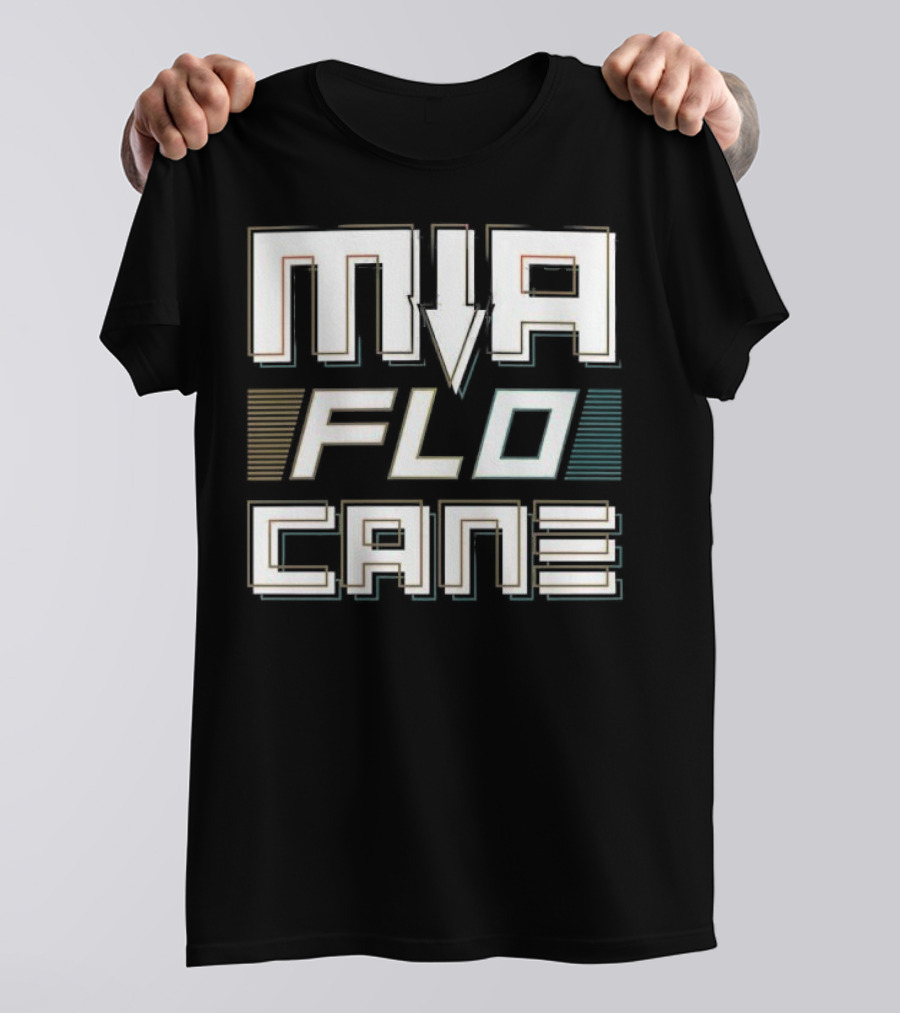 Miami Flo Cane Retro Neon Vibes T-Shirt
