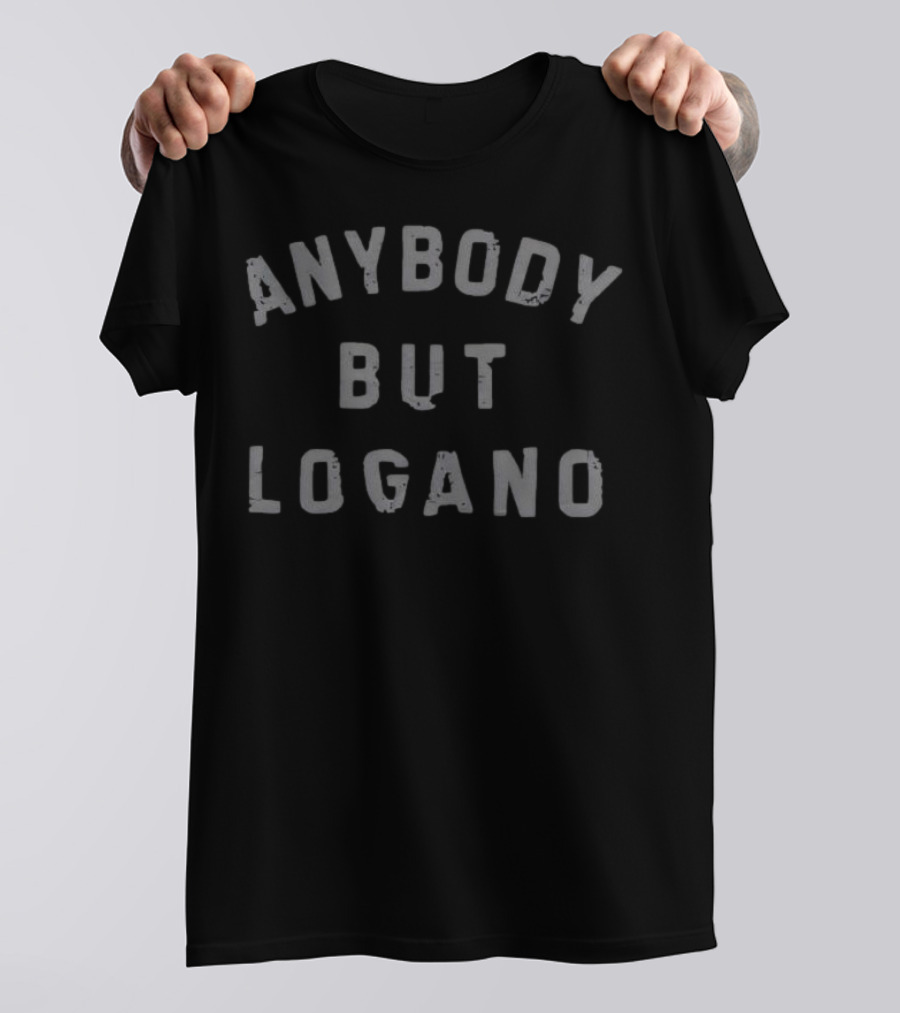 Anybody But Logano Racing Fan Expression T-Shirt