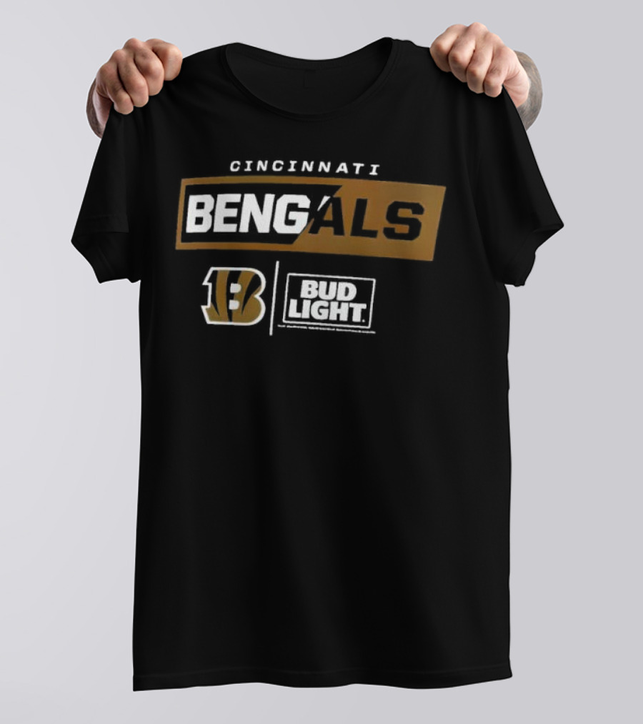 Cincinnati Bengals 13 Bud Light NFL Collaboration T-Shirt