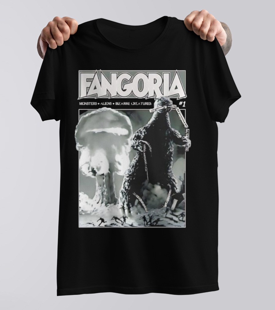 Fangoria Monsters Aliens Bizarre Creatures Godzilla T-Shirt