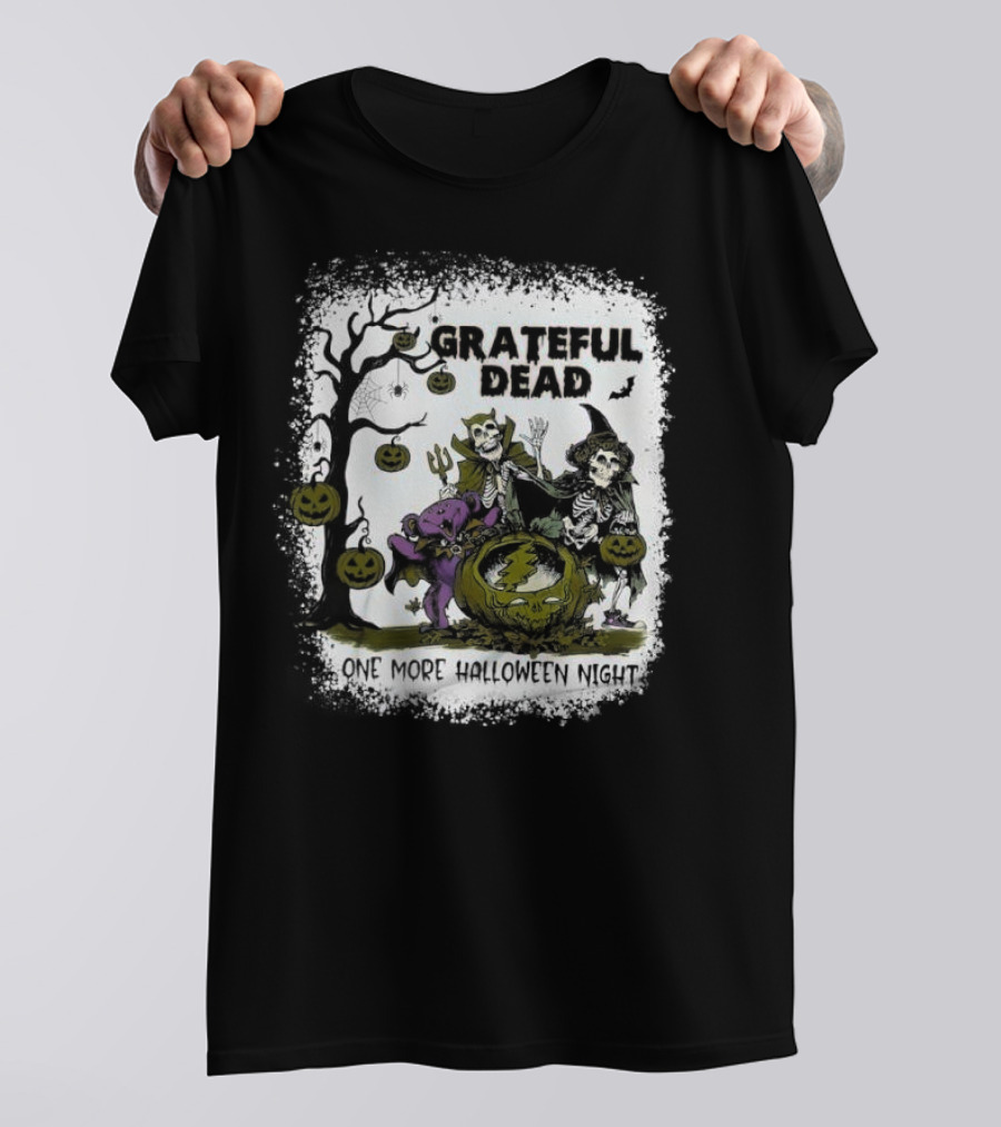 Grateful Dead One More Halloween Night 2025 Funny T-Shirt