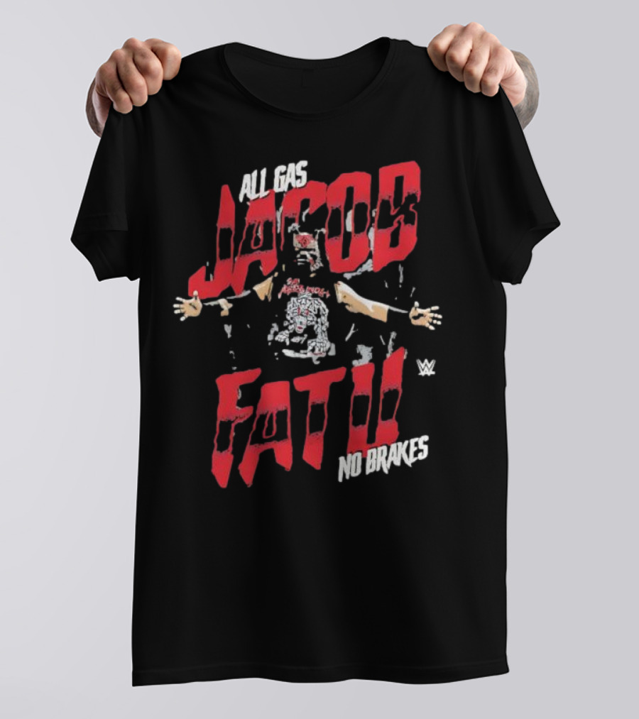 Jacob Fatu All Gas No Brakes Wrestling WWE Style T-Shirt