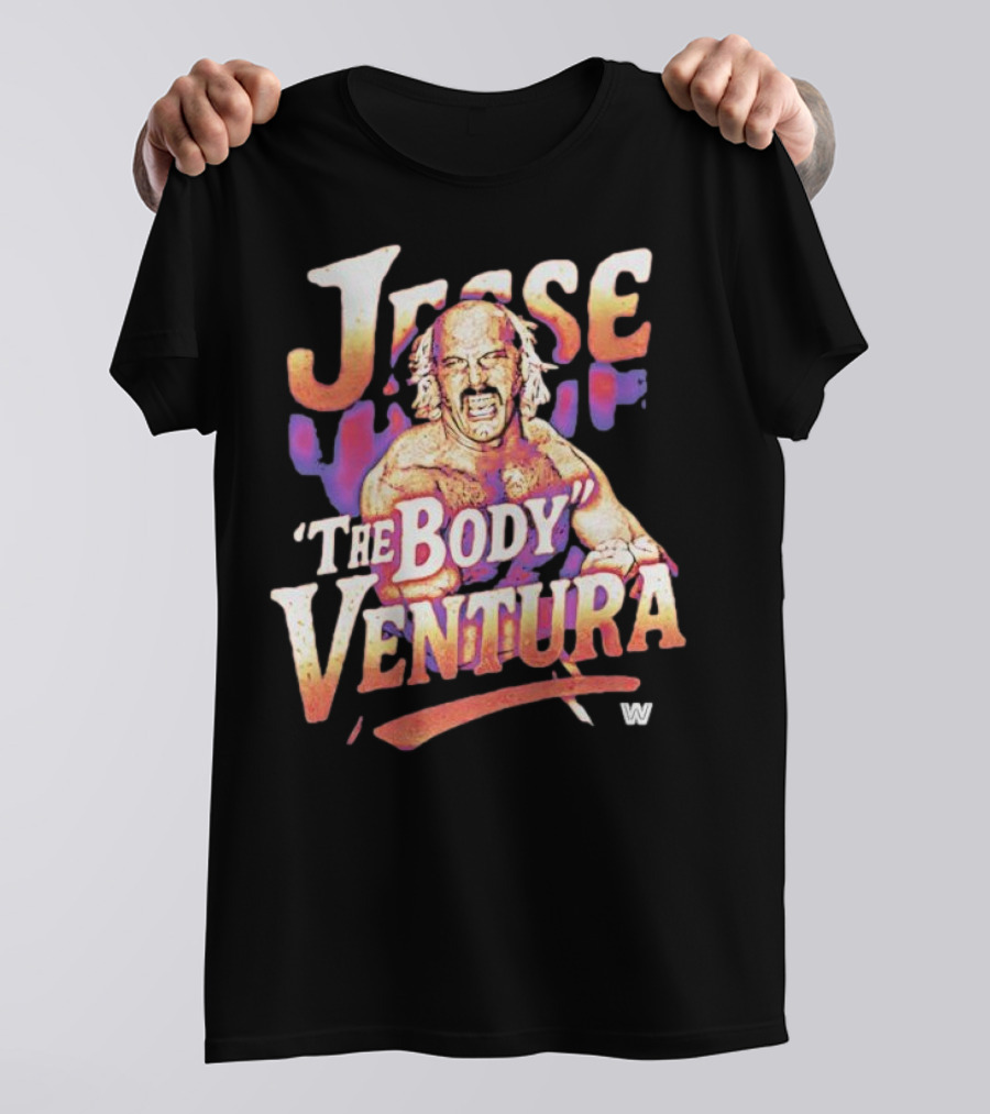 Jesse Ventura The Body Vintage Wrestling W T-Shirt