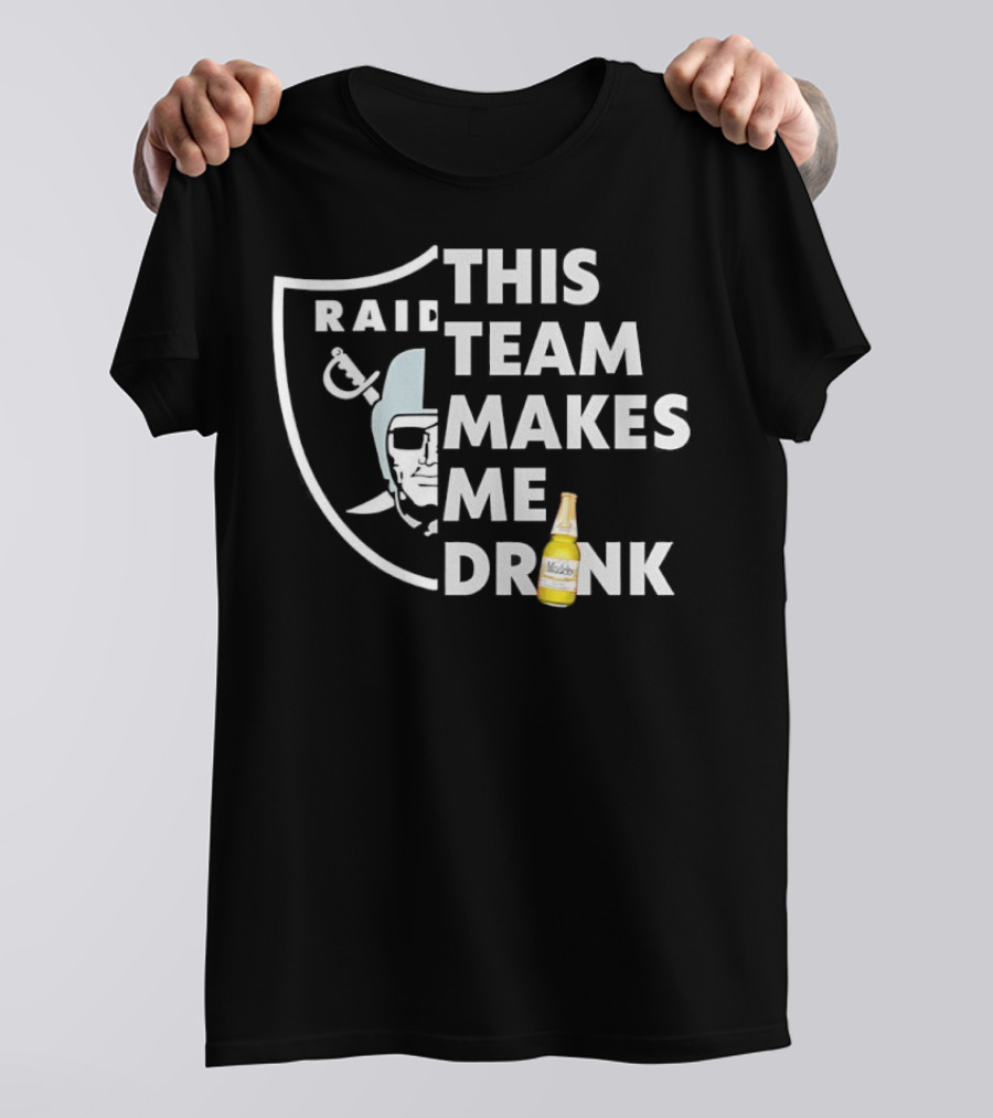 Las Vegas Raiders Beer Fun Game Day Humor T-Shirt
