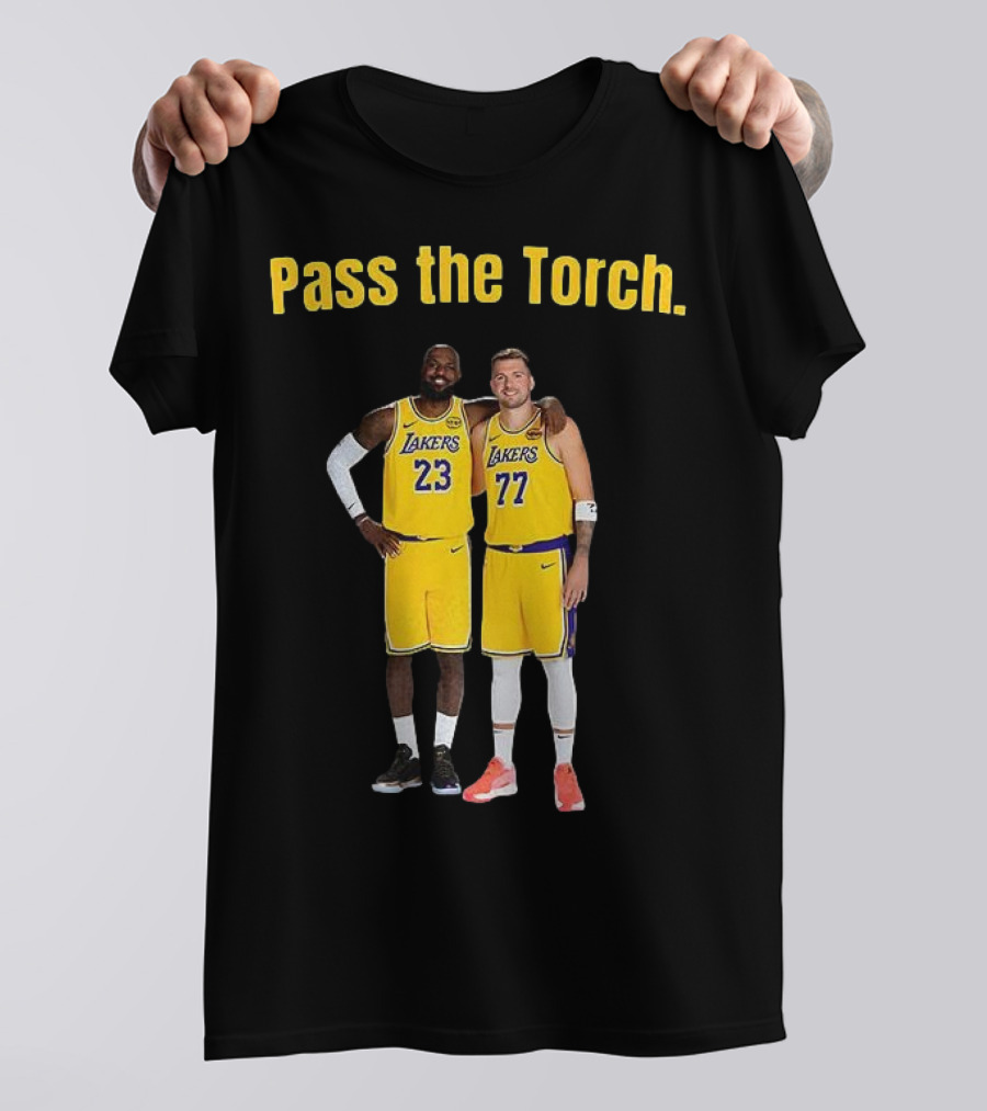 Lakers 23 And 77 Pass The Torch T-Shirt