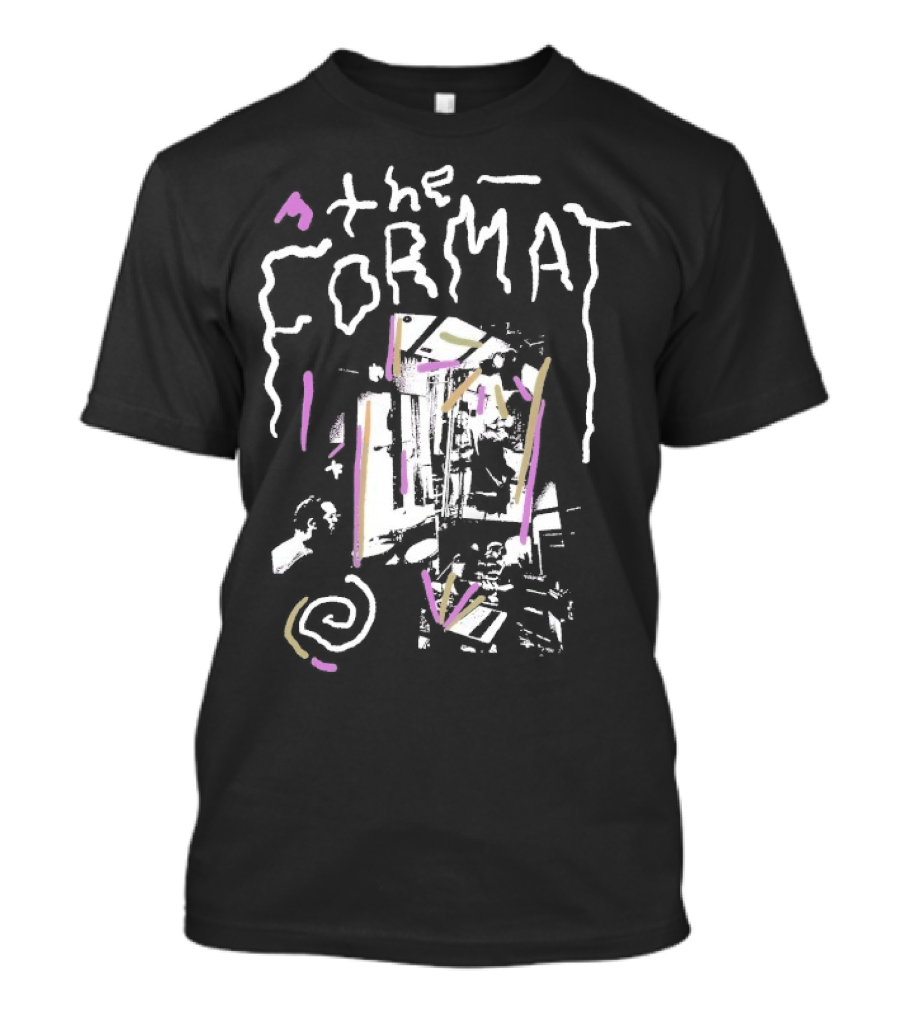 The Format Band Berry Pastel Abstract Art Vibrant Style T-Shirt