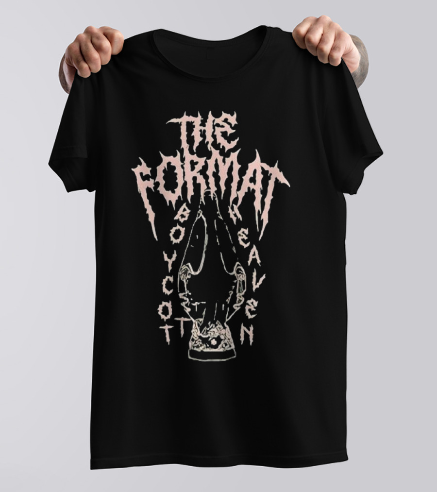 The Format Boycott Heaven Metal Style T-Shirt