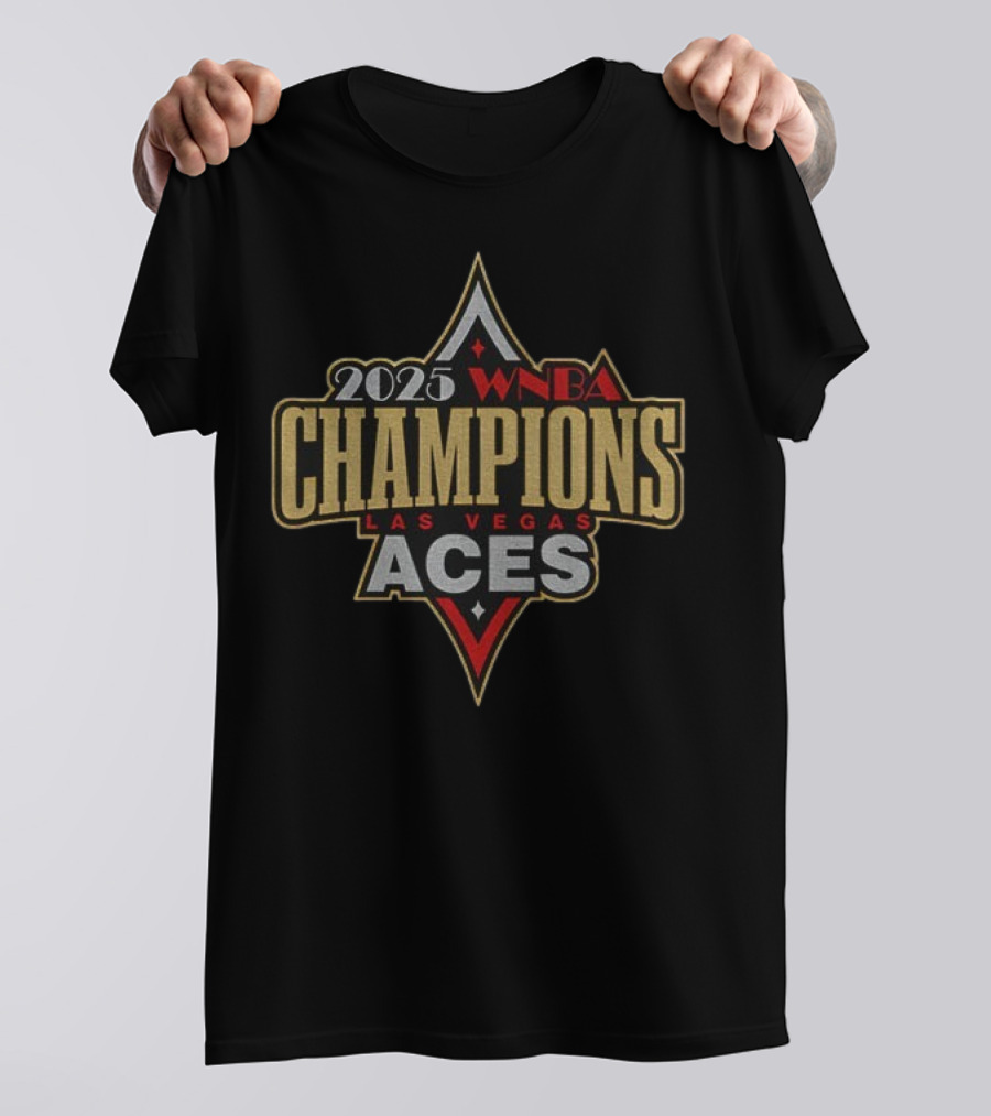 Las Vegas Aces WNBA Champions 2025 T-Shirt