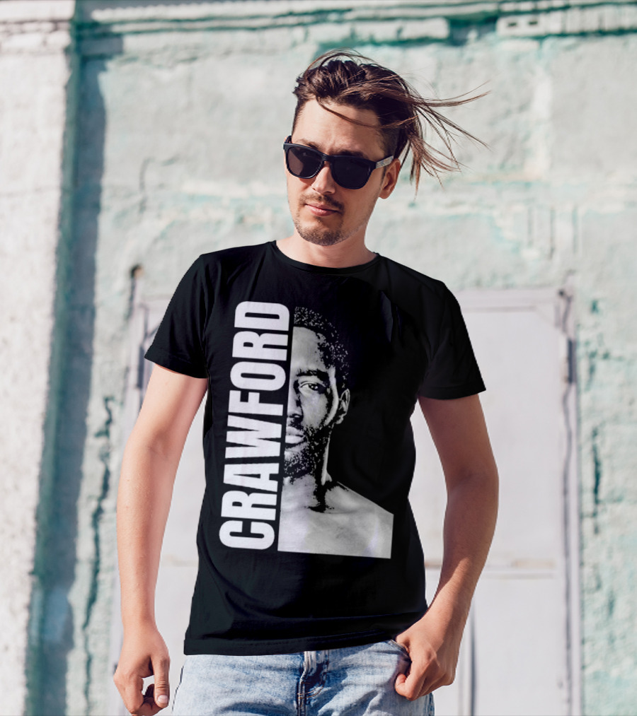 Crawford Face Of Boxing Terence Black And White Style T-Shirt